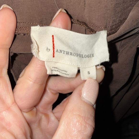 Anthropologie Chocolate Brown Trousers - Picture 3 of 8